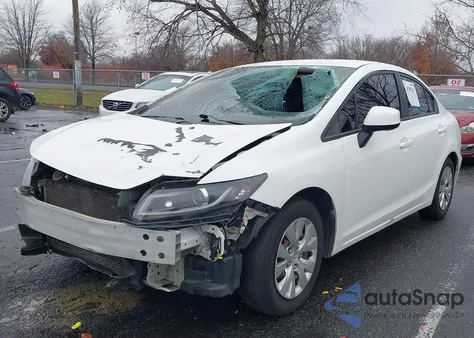 2012 Honda Civic Lx z USA, uszkodzony, nr VIN 19XFB2F53CE357719